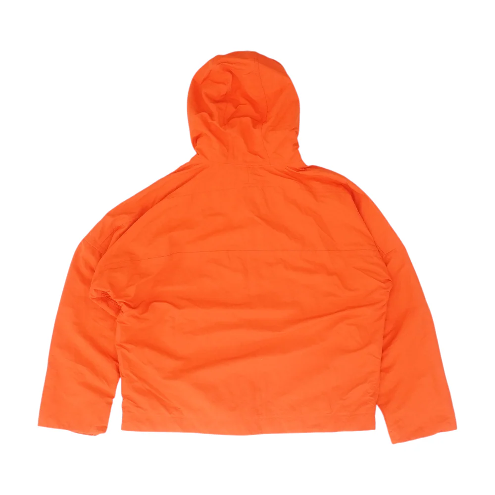 Neon Orange Solid Rain Jacket - Image 2
