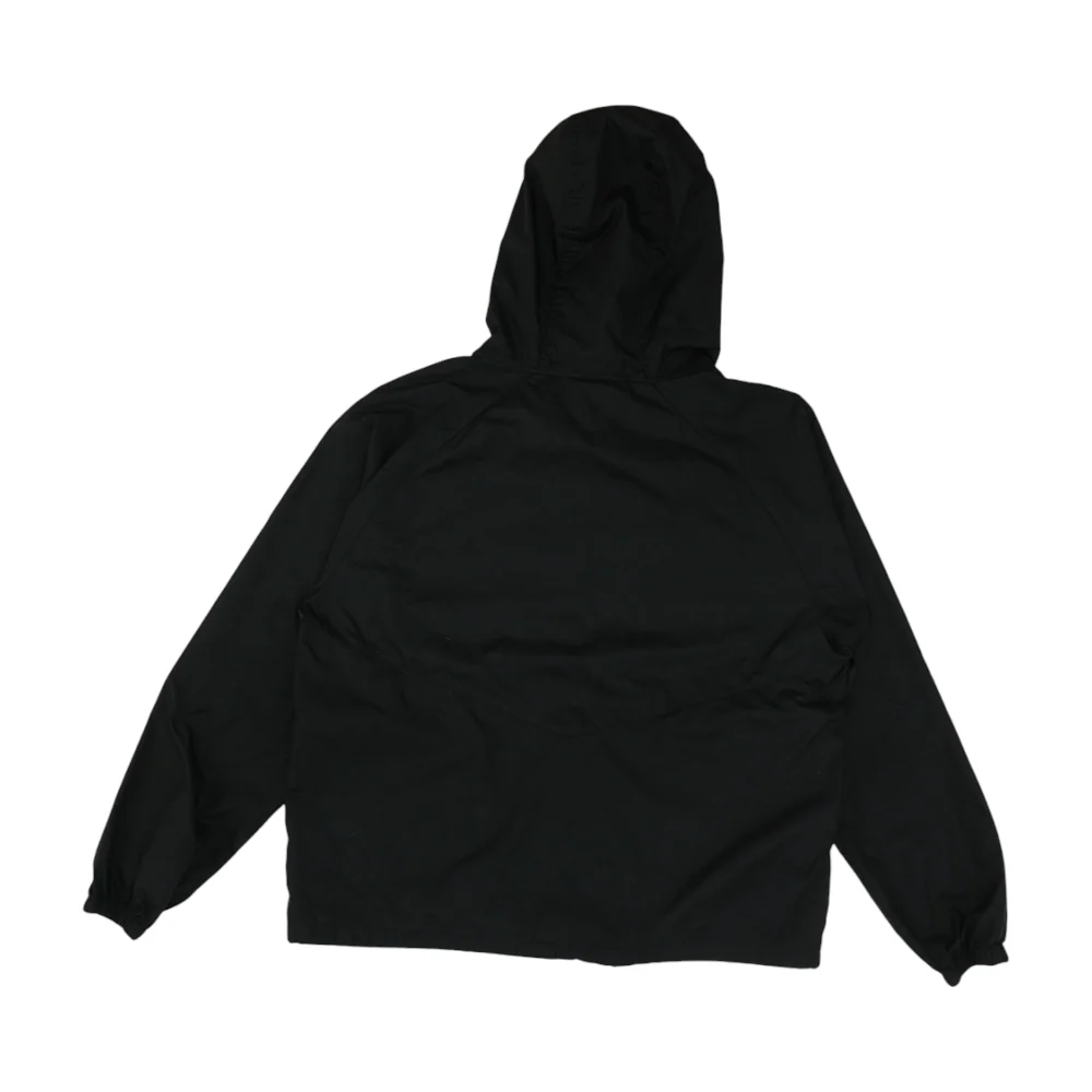 Black Solid Rain Jacket - Image 2