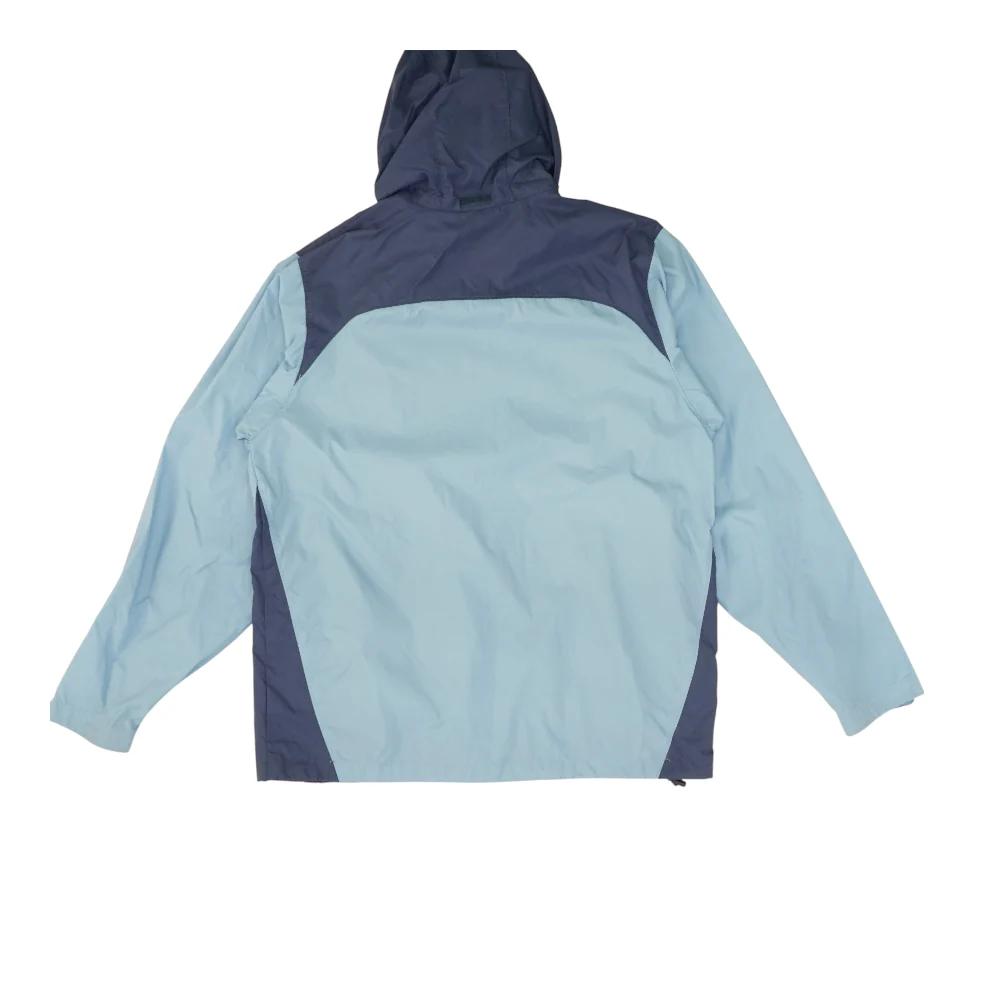 Blue Color Block Rain Jacket - Image 2