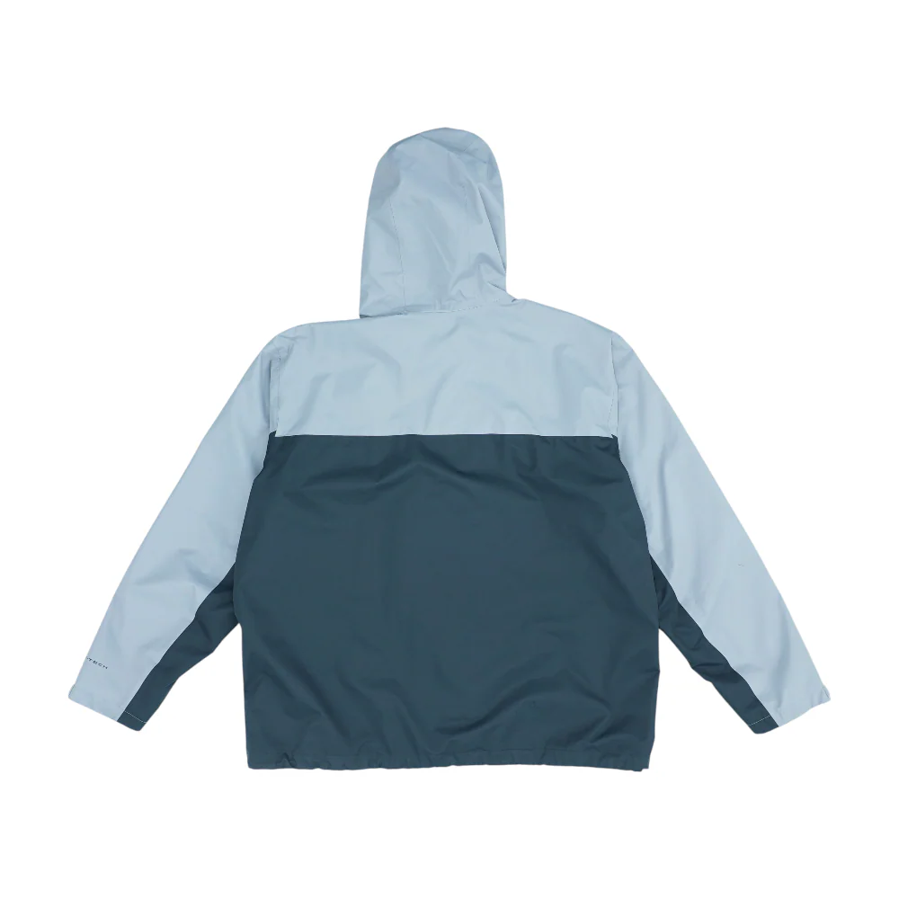Gray Solid Rain Jacket - Image 2