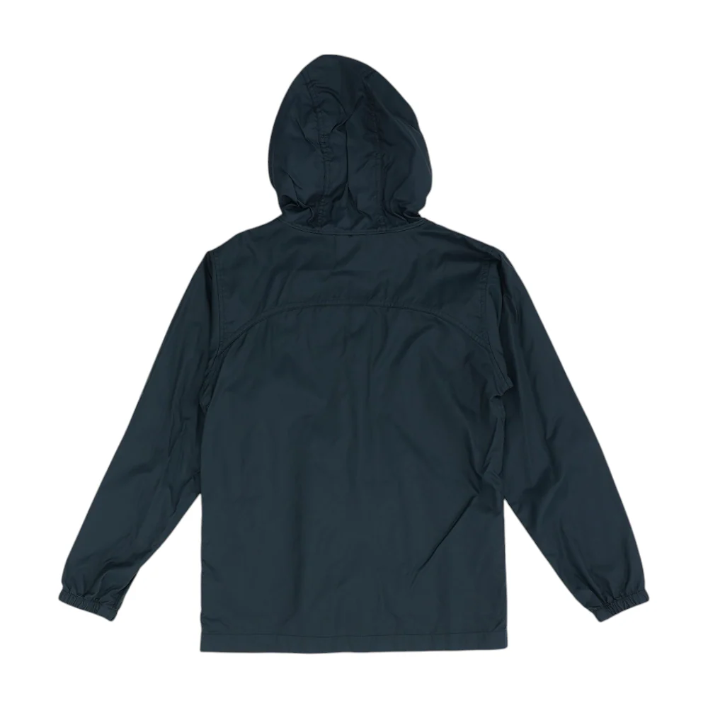 Black Solid Rain Jacket - Image 2