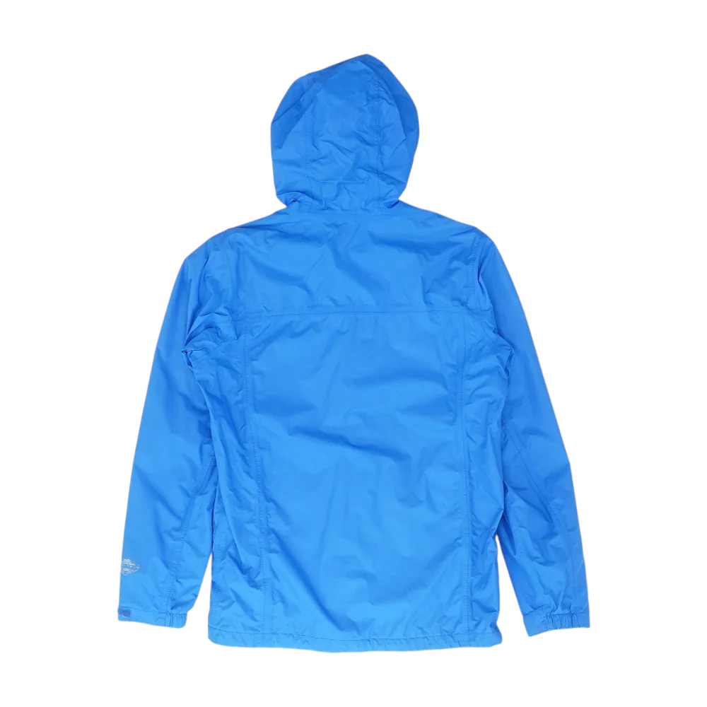 Blue Solid Rain Jacket - Image 2
