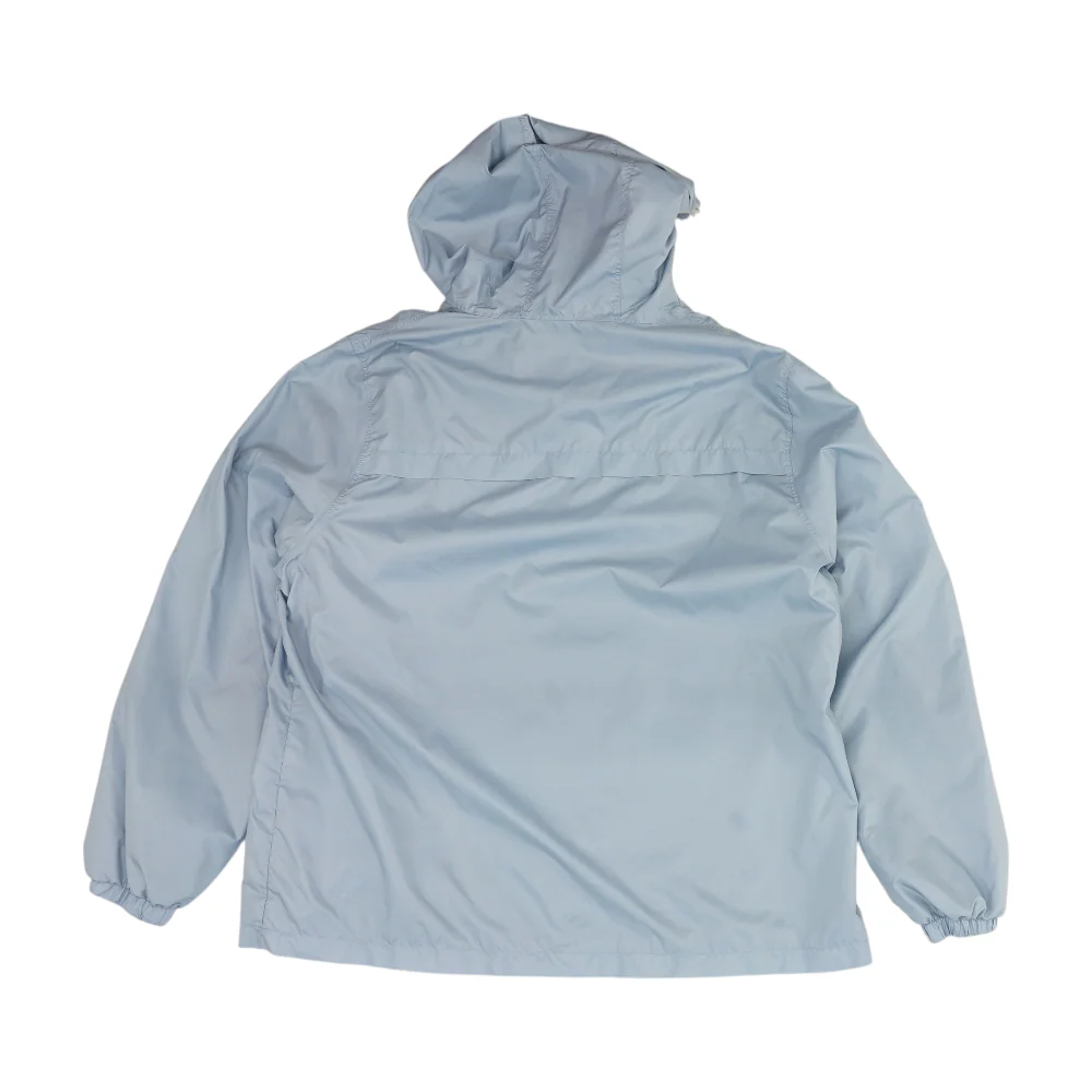 Blue Solid Rain Jacket - Image 2