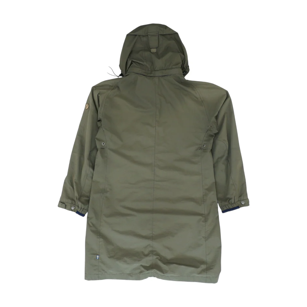 Green Solid Rain Jacket - Image 2