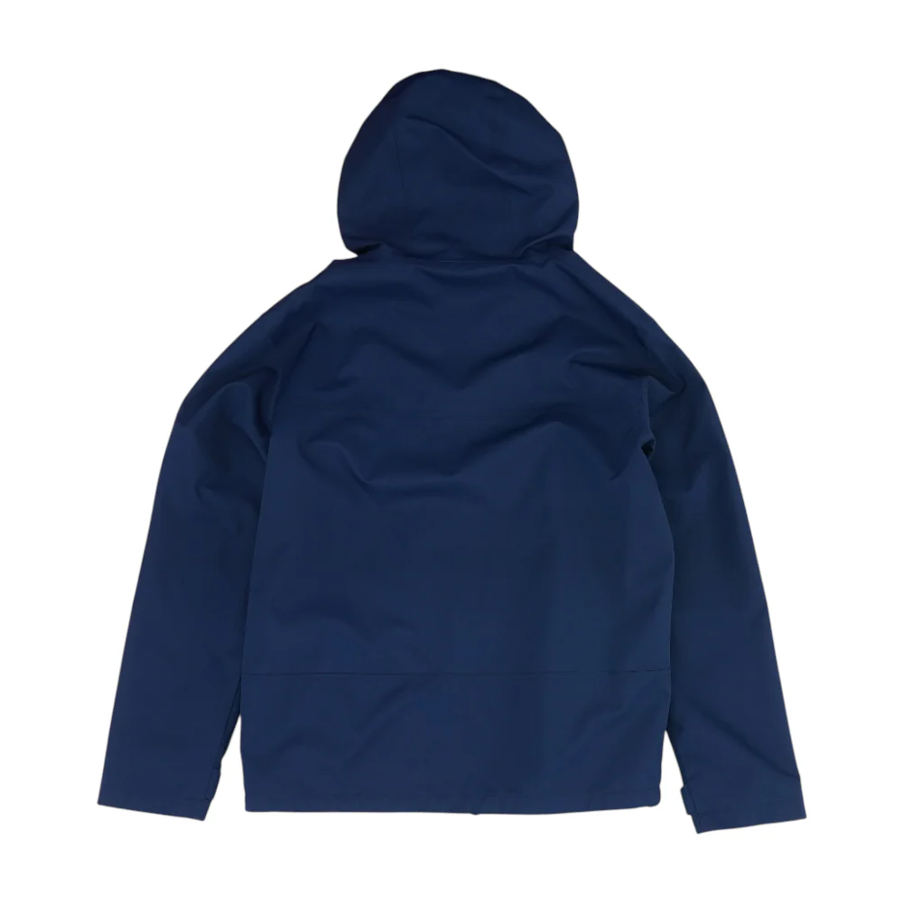 Navy Solid Rain Jacket - Image 2