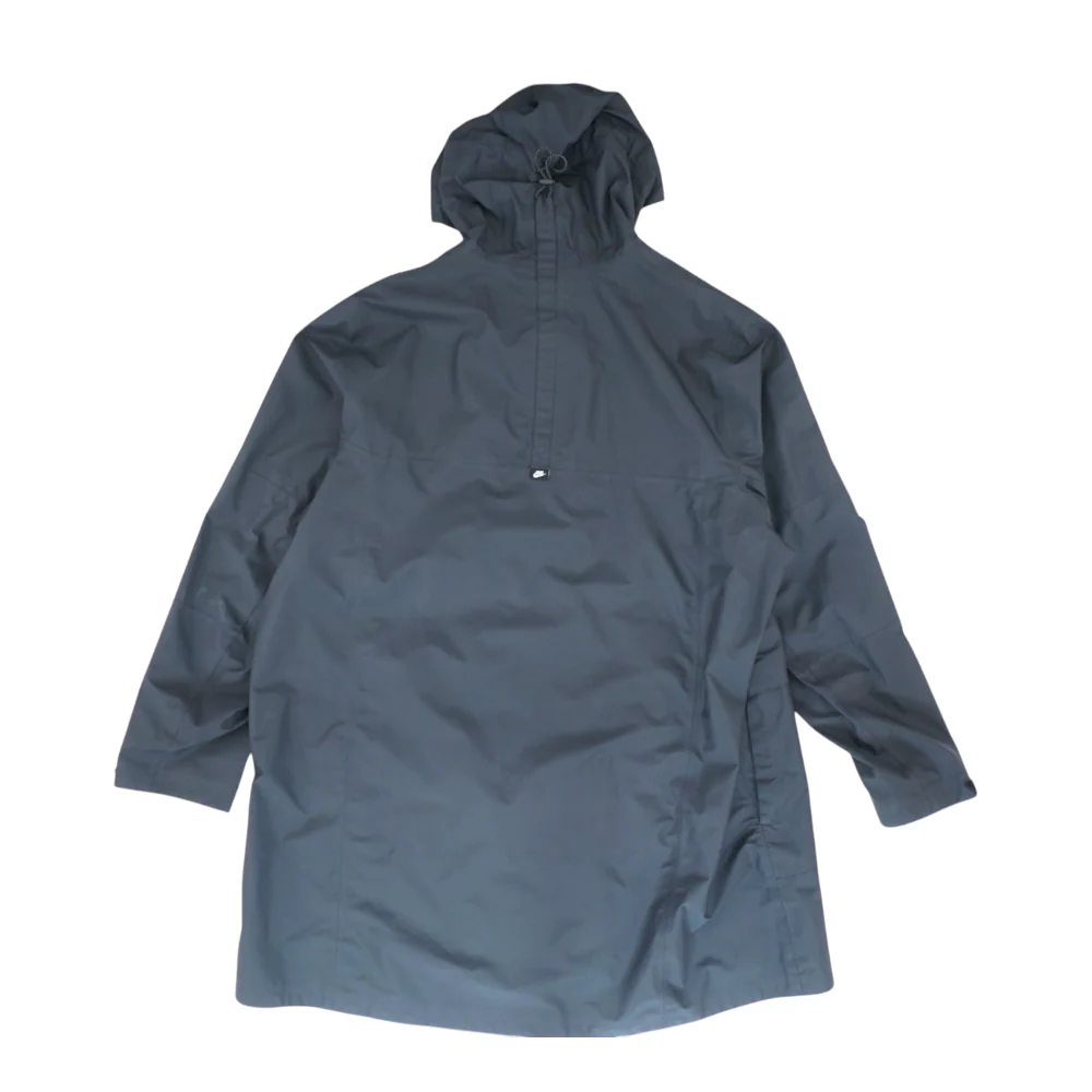 Black Solid Rain Jacket - Image 2