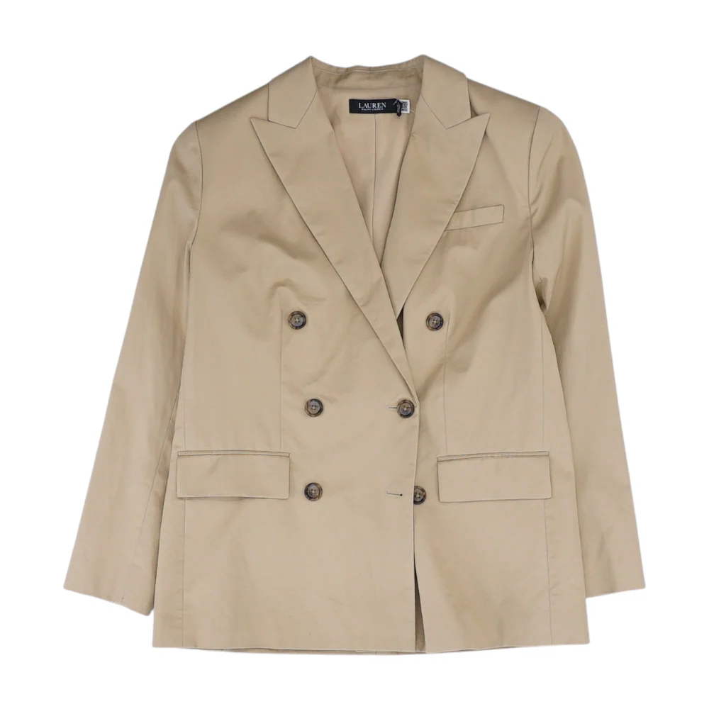Tan Solid Blazer