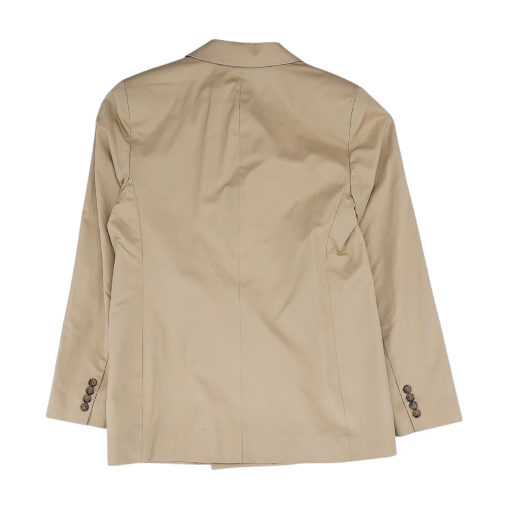 Khaki Solid Blazer - Image 2