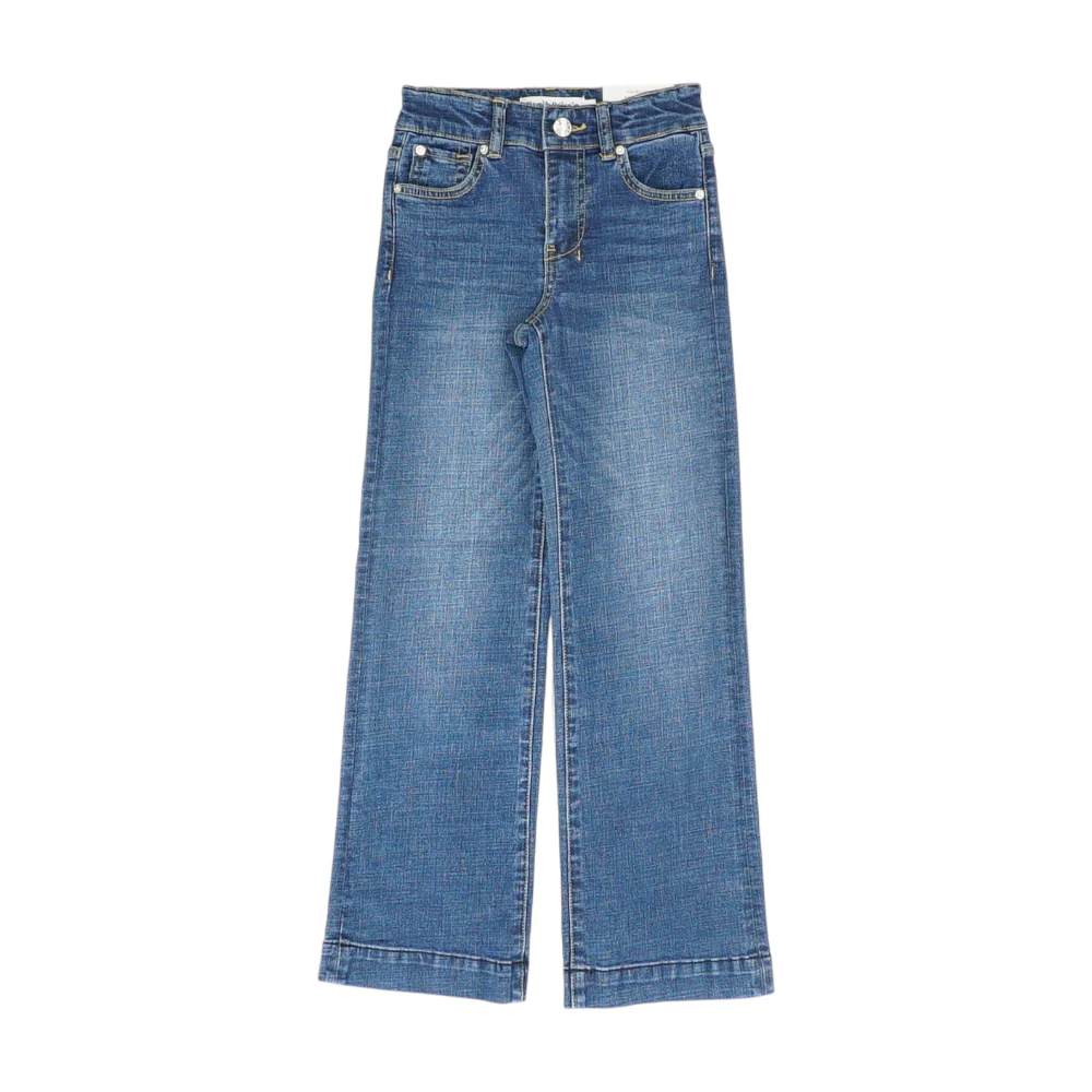Blue Solid Jeans
