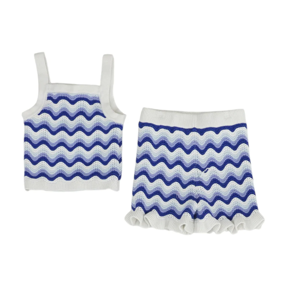 Multi Striped Sleeveless Set