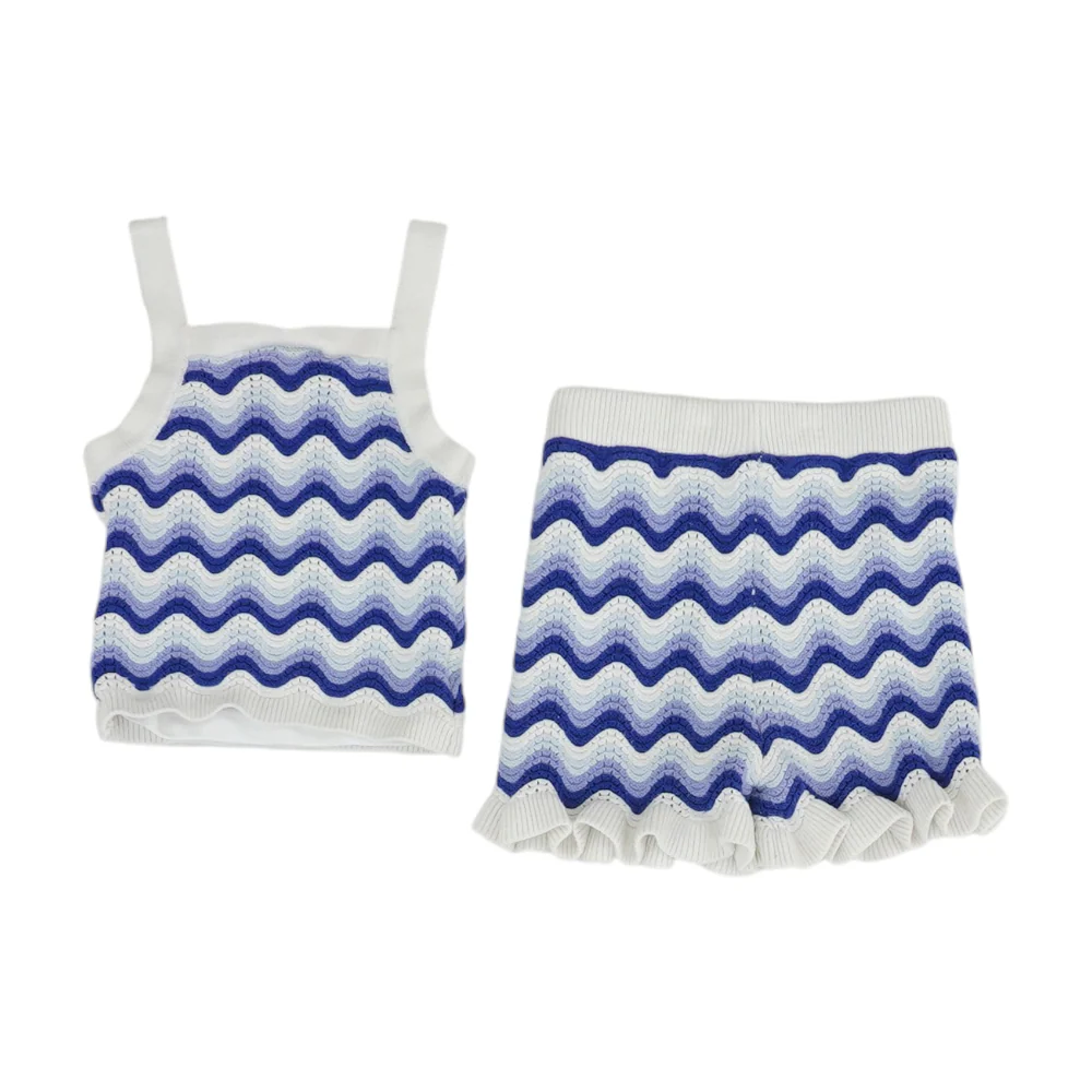 Multi Striped Sleeveless Set - Image 2