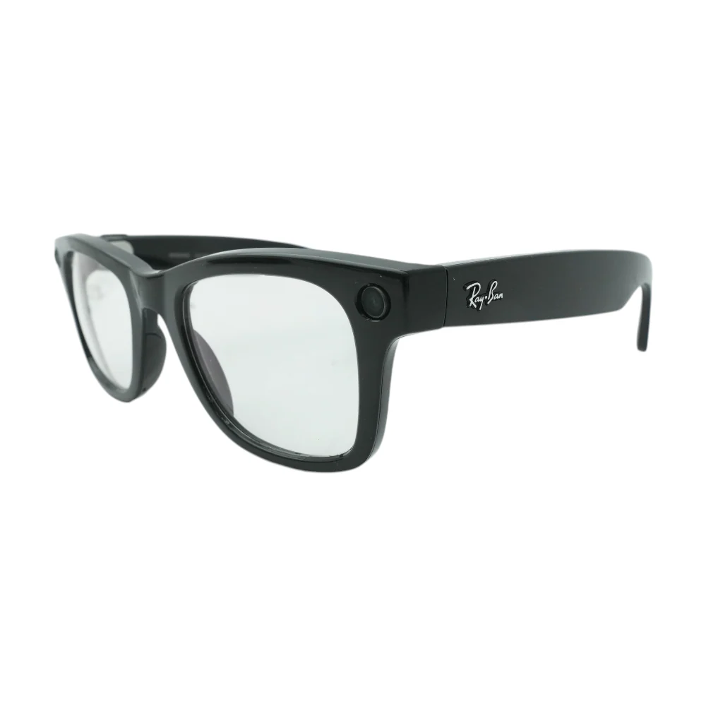 Black Wayfarer Smart Glasses