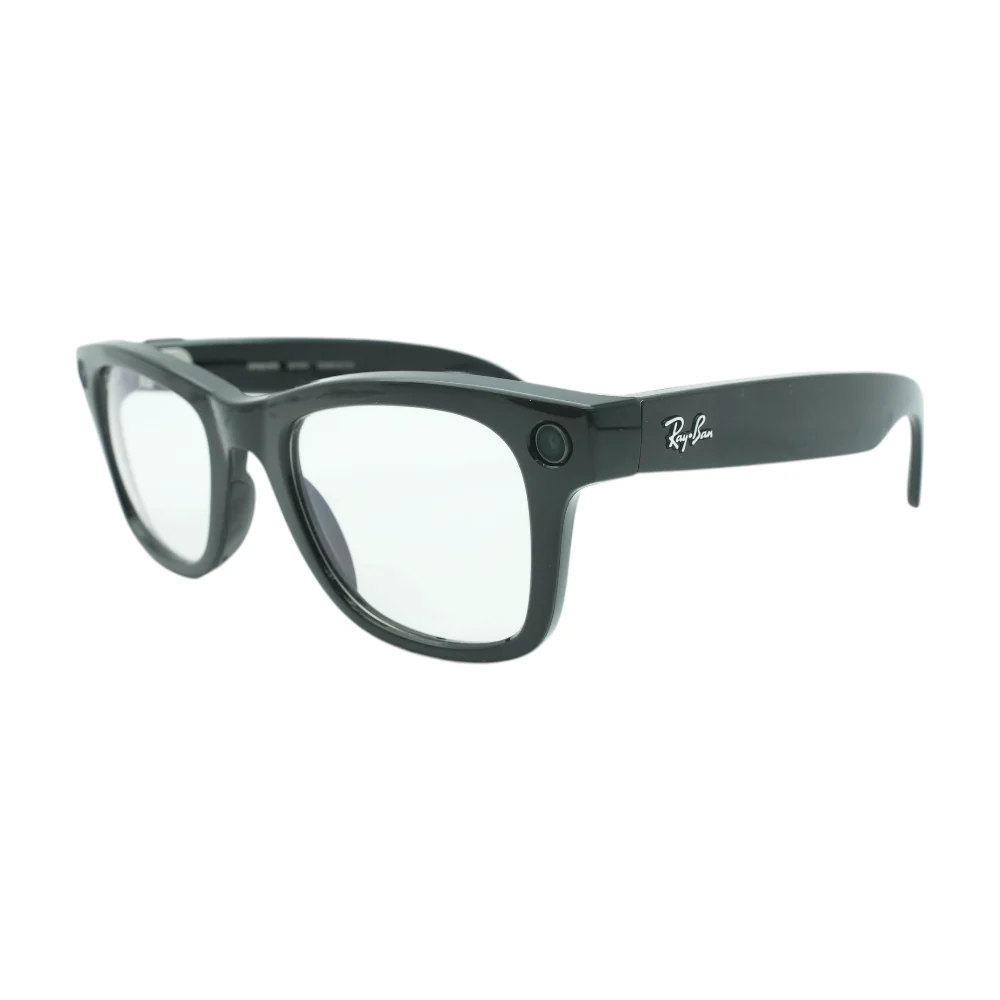 Black Meta Wayfarer Smart Glasses