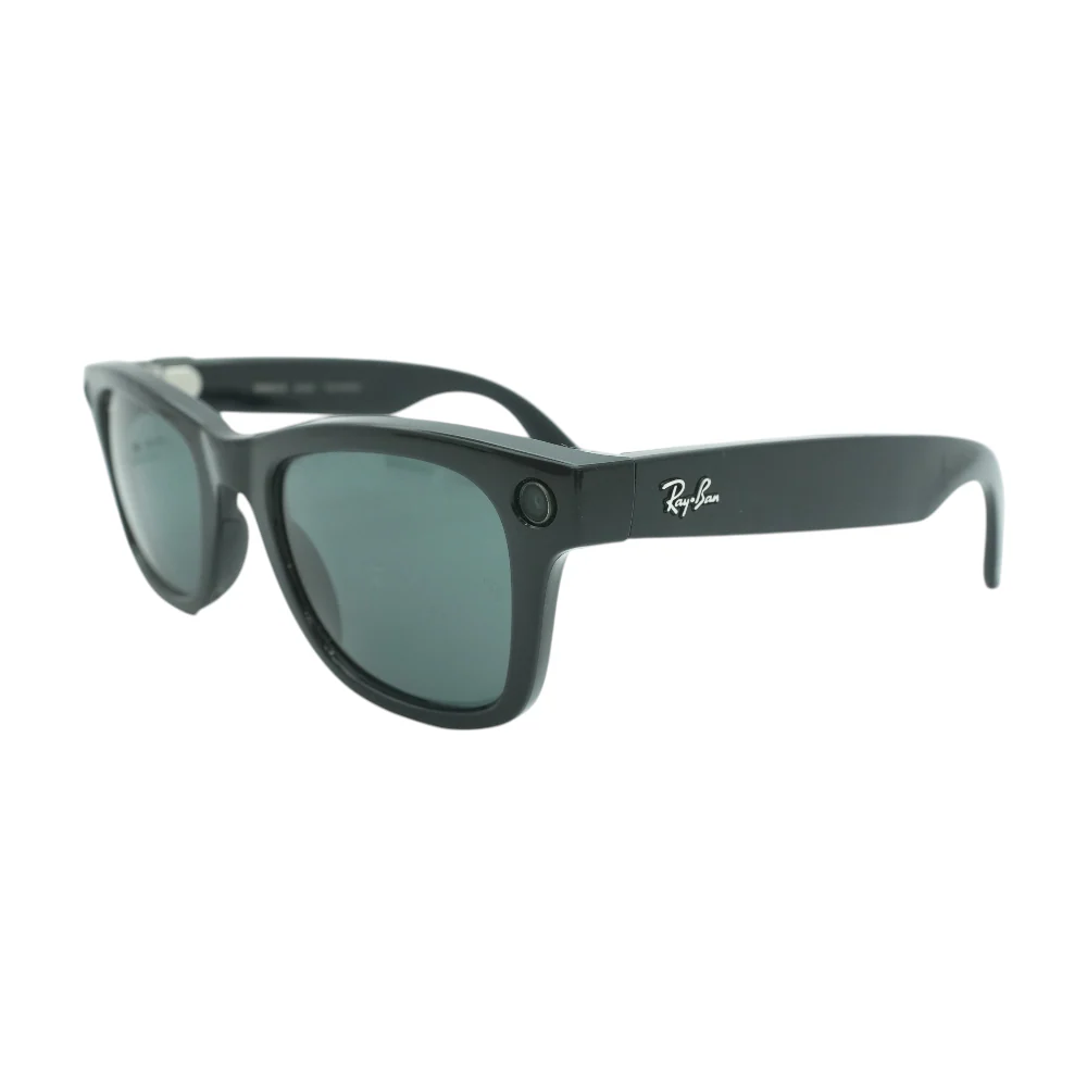 Black Meta Wayfarer Smart Glasses