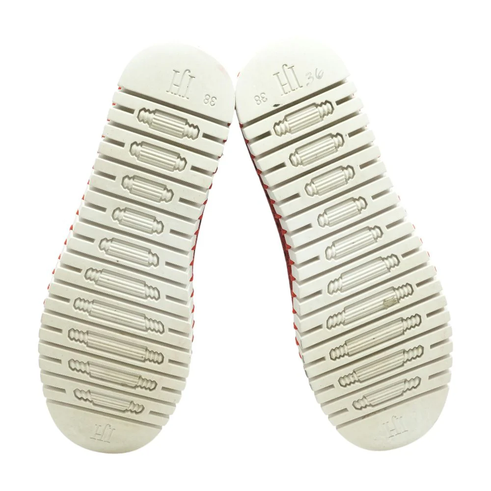 Red Boat Shoe Flats - Image 3