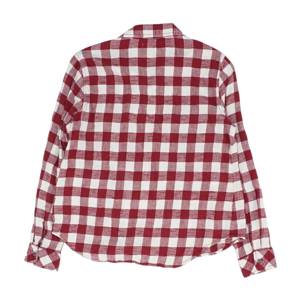 Red Check Flannel Button Down - Image 2