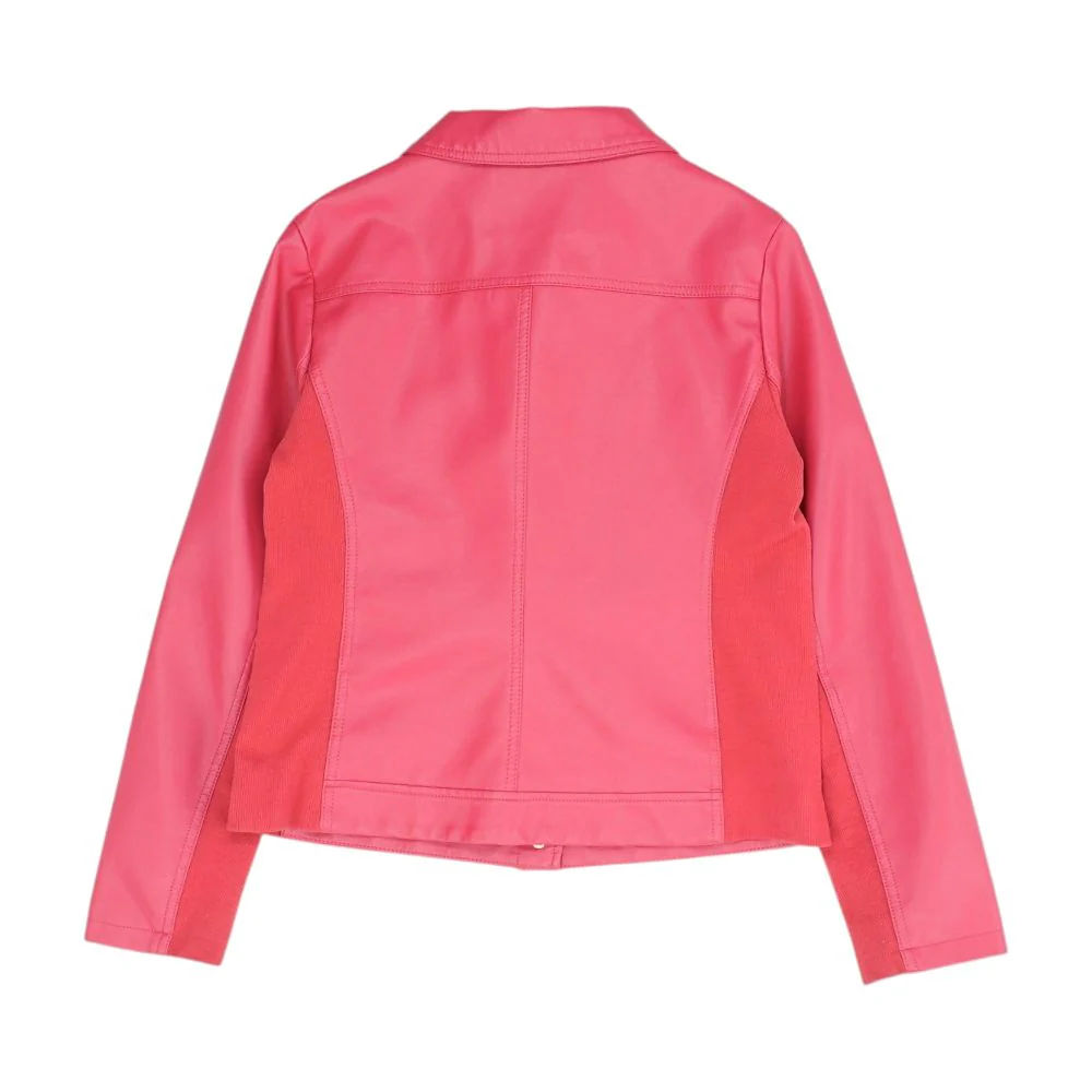 Red Faux Leather Jacket - Image 2