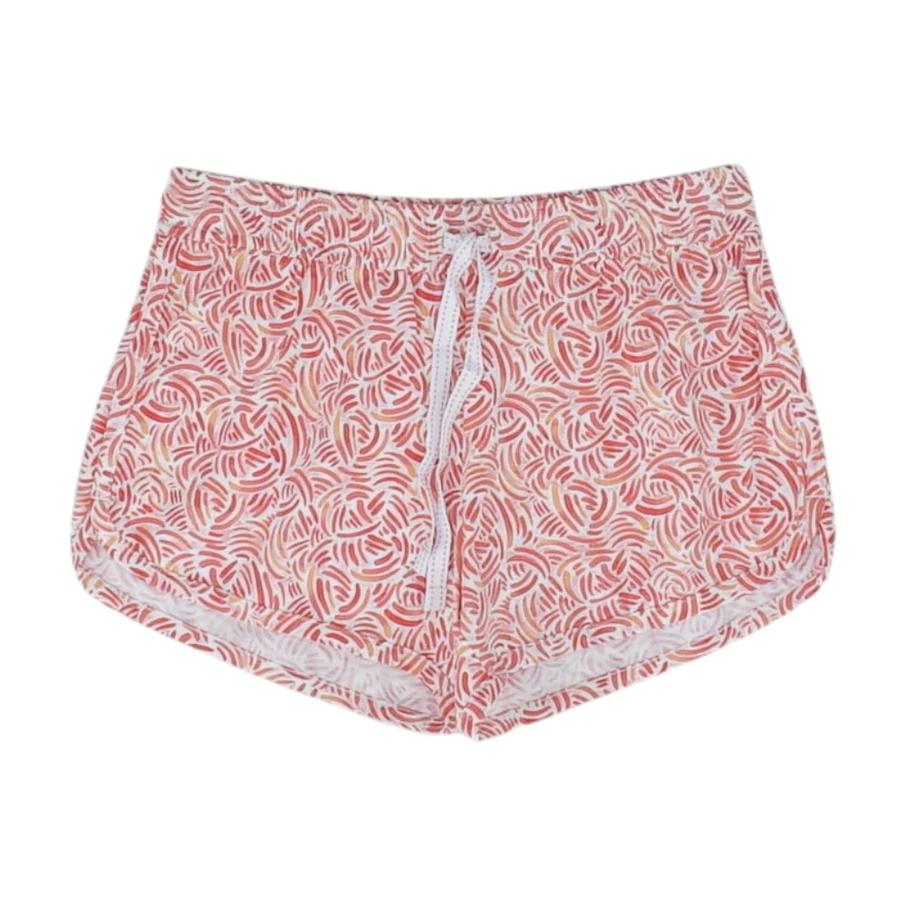 Red Graphic Shorts