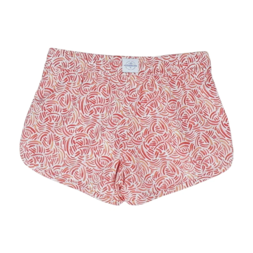 Red Graphic Shorts - Image 2