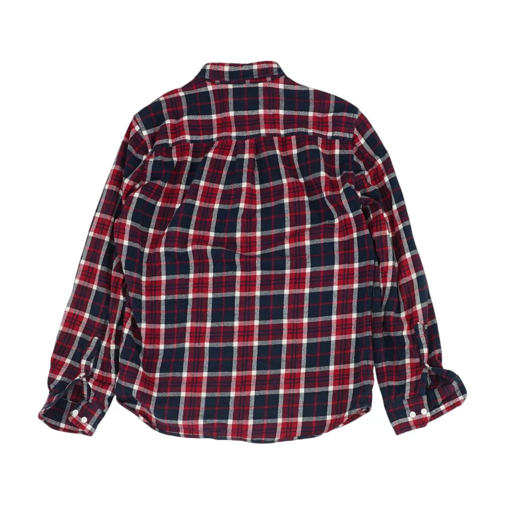 Red Plaid Flannel Button Down - Image 2