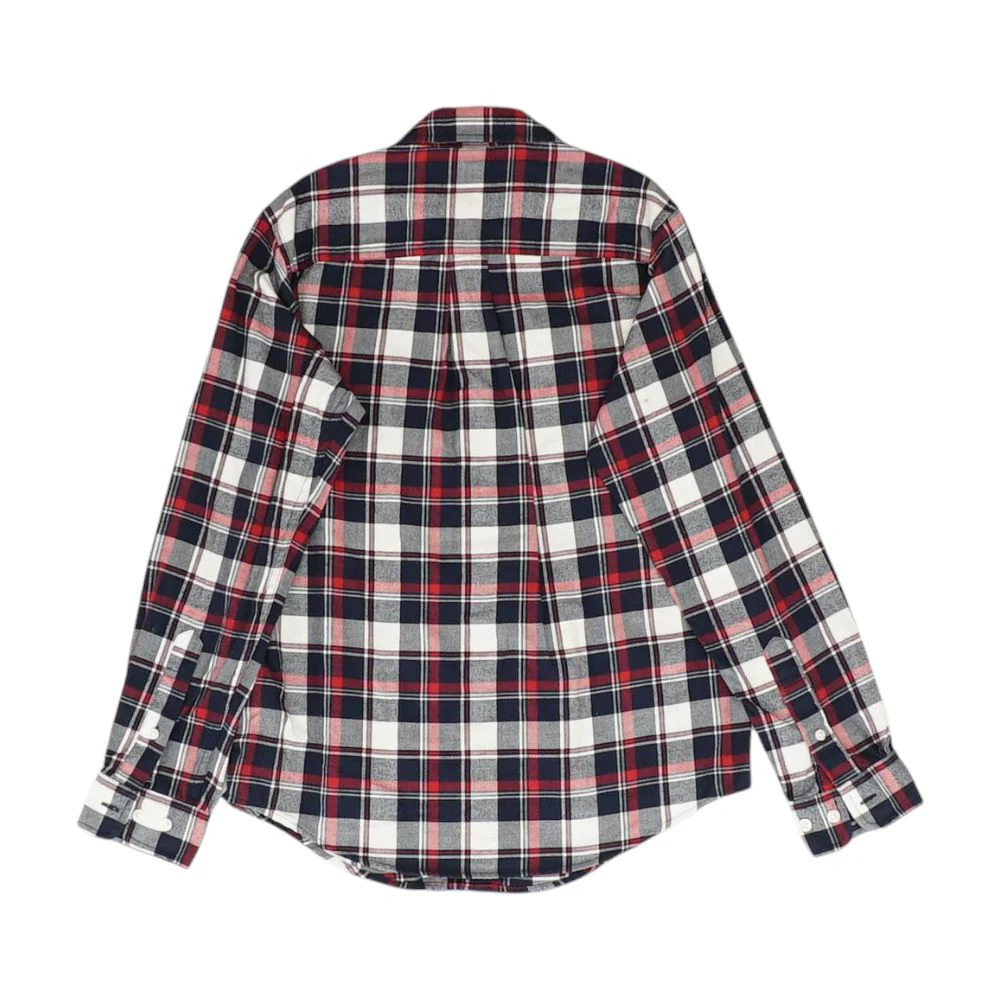 Red Plaid Flannel Button Down - Image 2