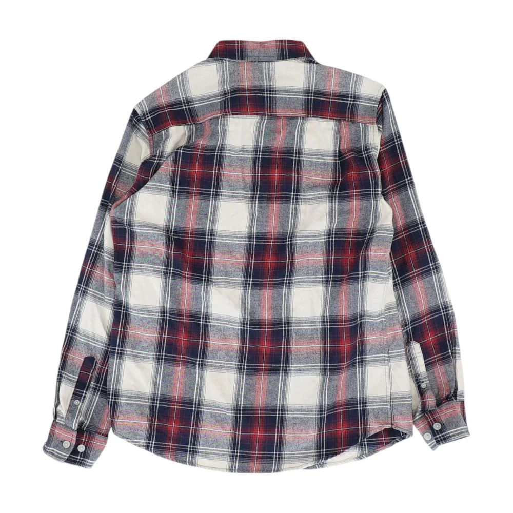Red Plaid Flannel Button Down - Image 2