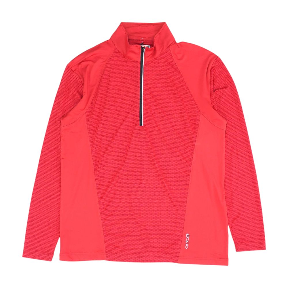 Red Polka Dot 1/4 Zip Pullover
