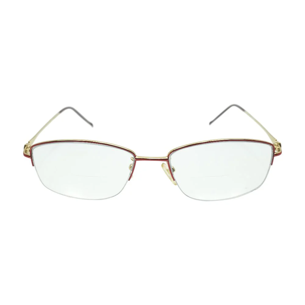 Red S-81058 Browline Unknown Prescription Eyeglasses - Image 2