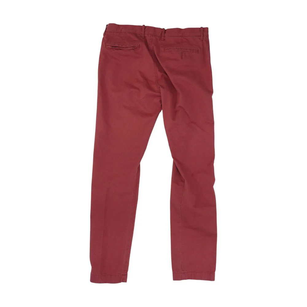 Red Solid Chino Pants - Image 2