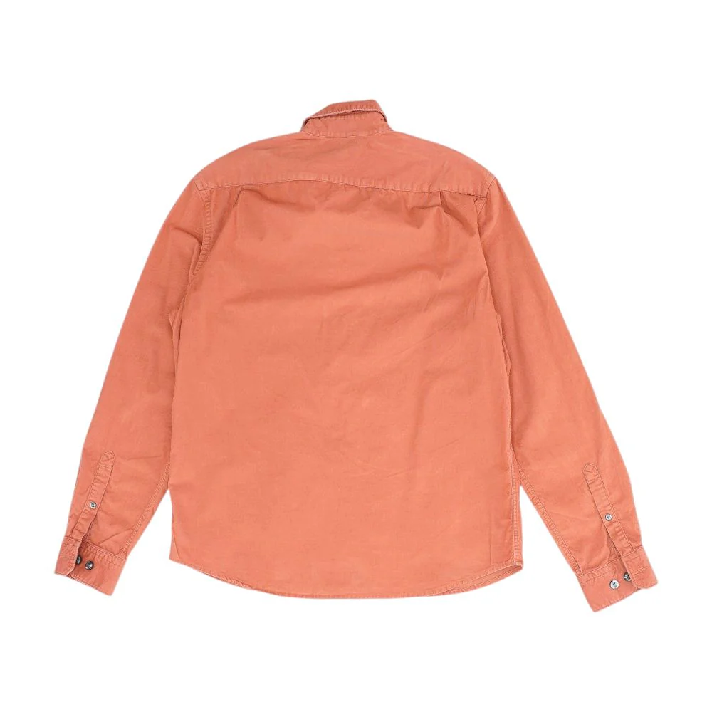 Red Solid Long Sleeve Button Down - Image 2