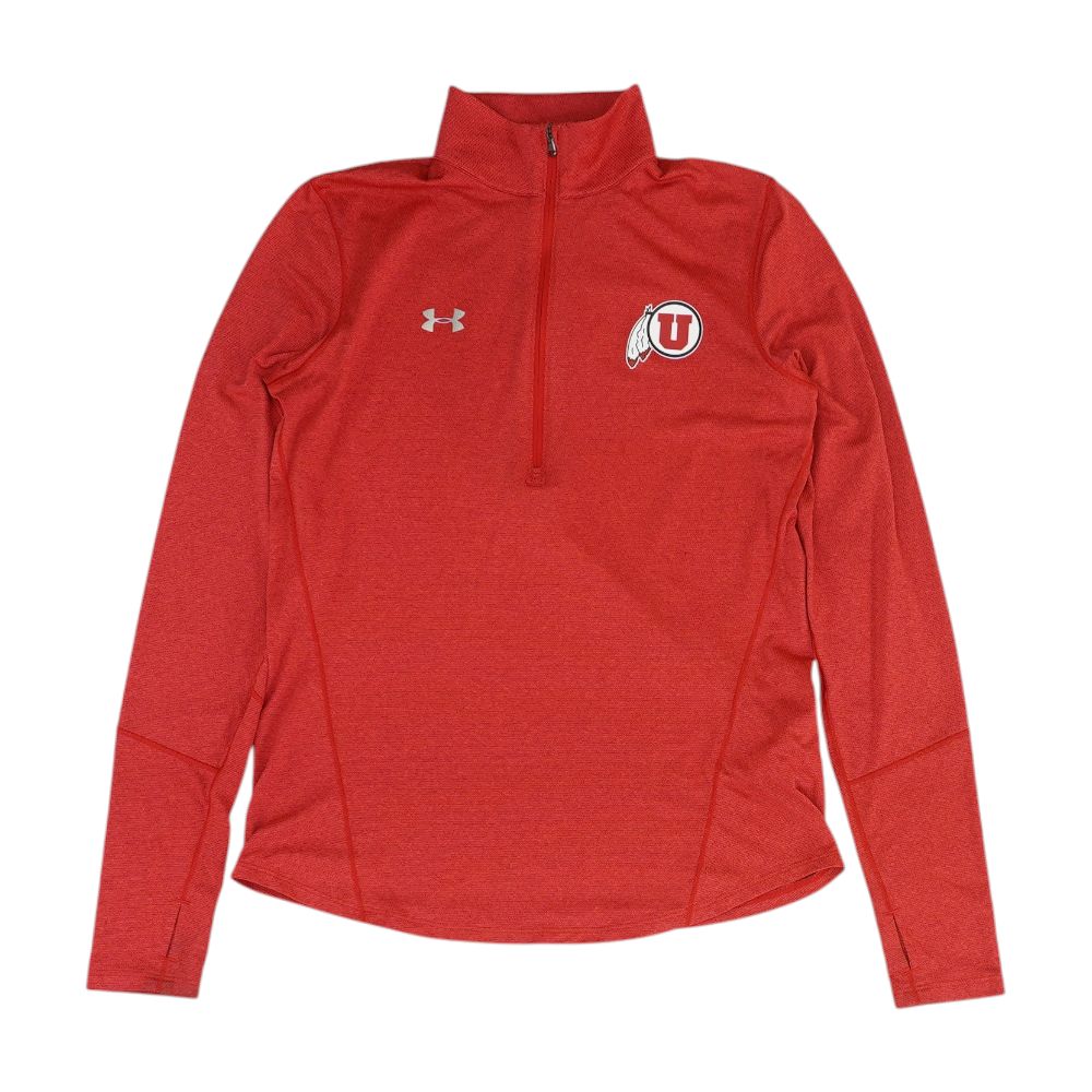 Red Utah Utes 1/4 Zip Pullover