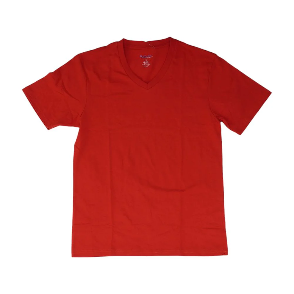 Red V Neck T-Shirt