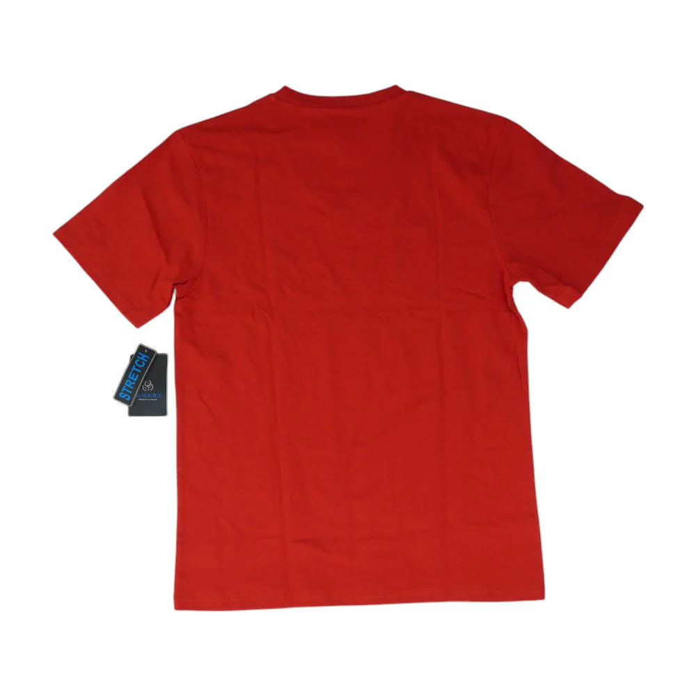 Red V Neck T-Shirt - Image 2