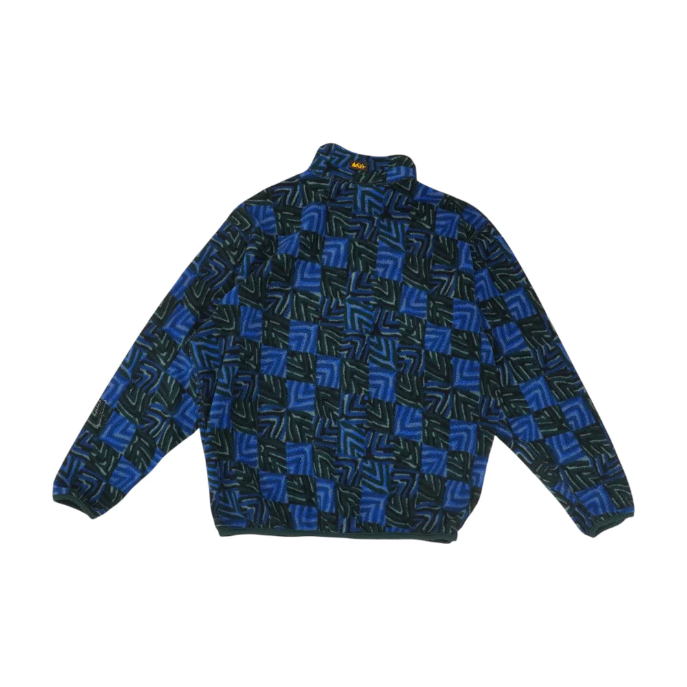 Blue Print Fleece Pullover - Image 2