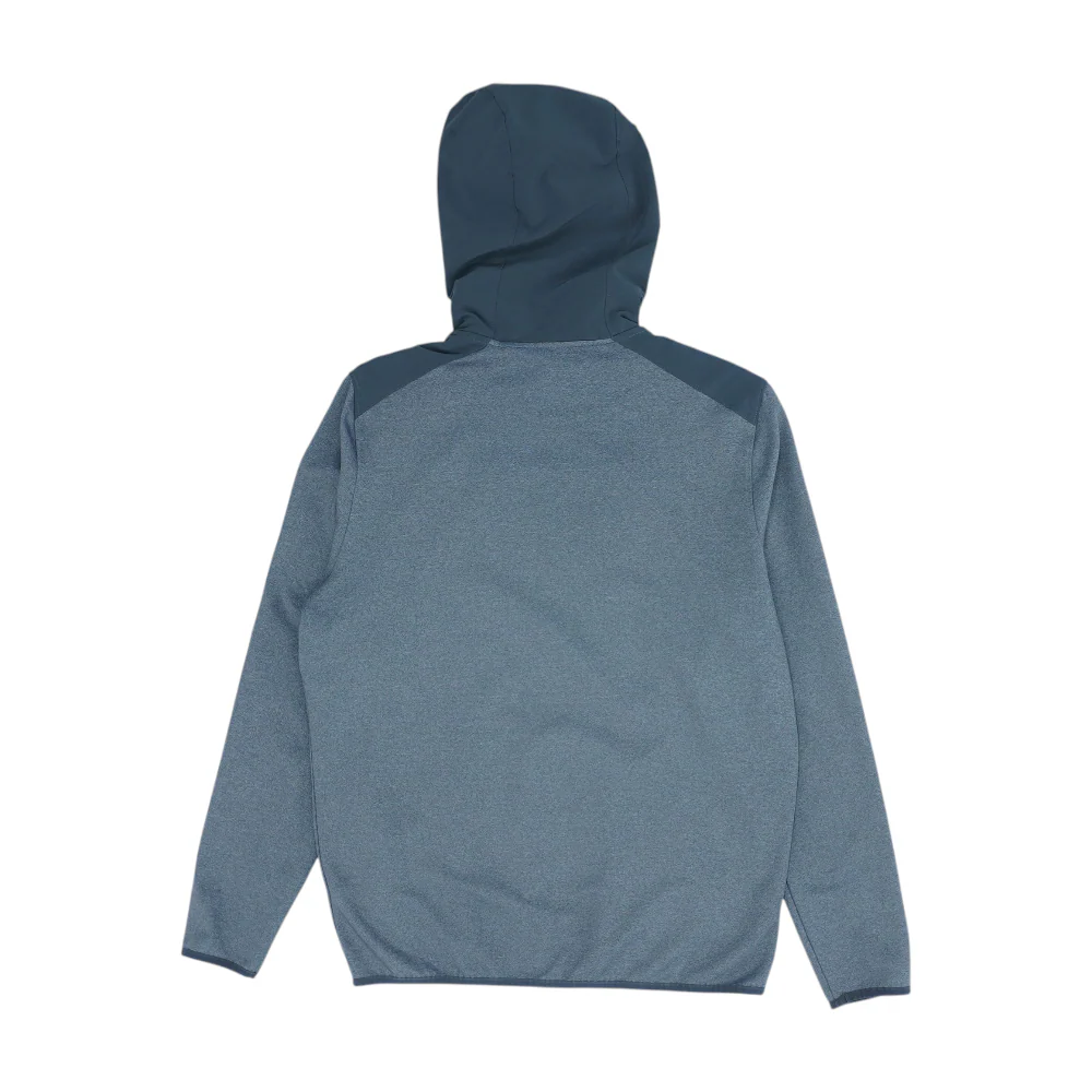 Gray Solid Hoodie Pullover - Image 2