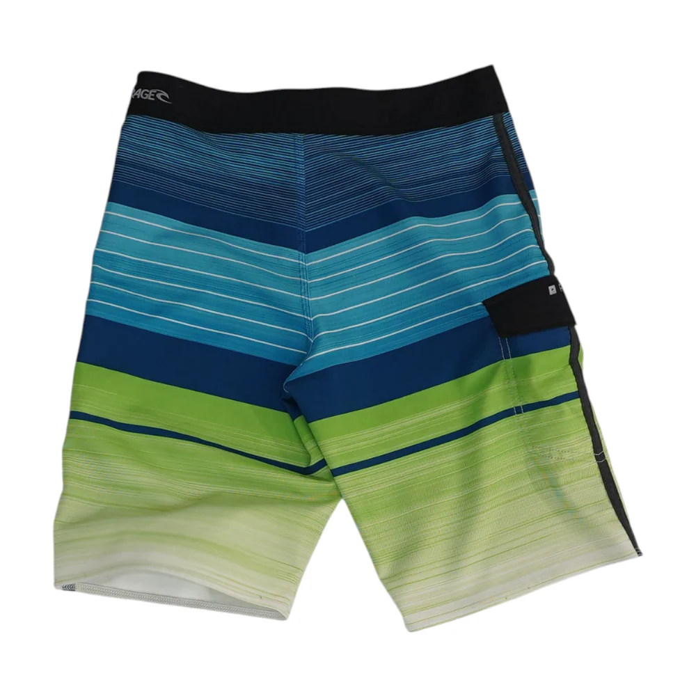 Blue Striped Swim Bottom - Image 2