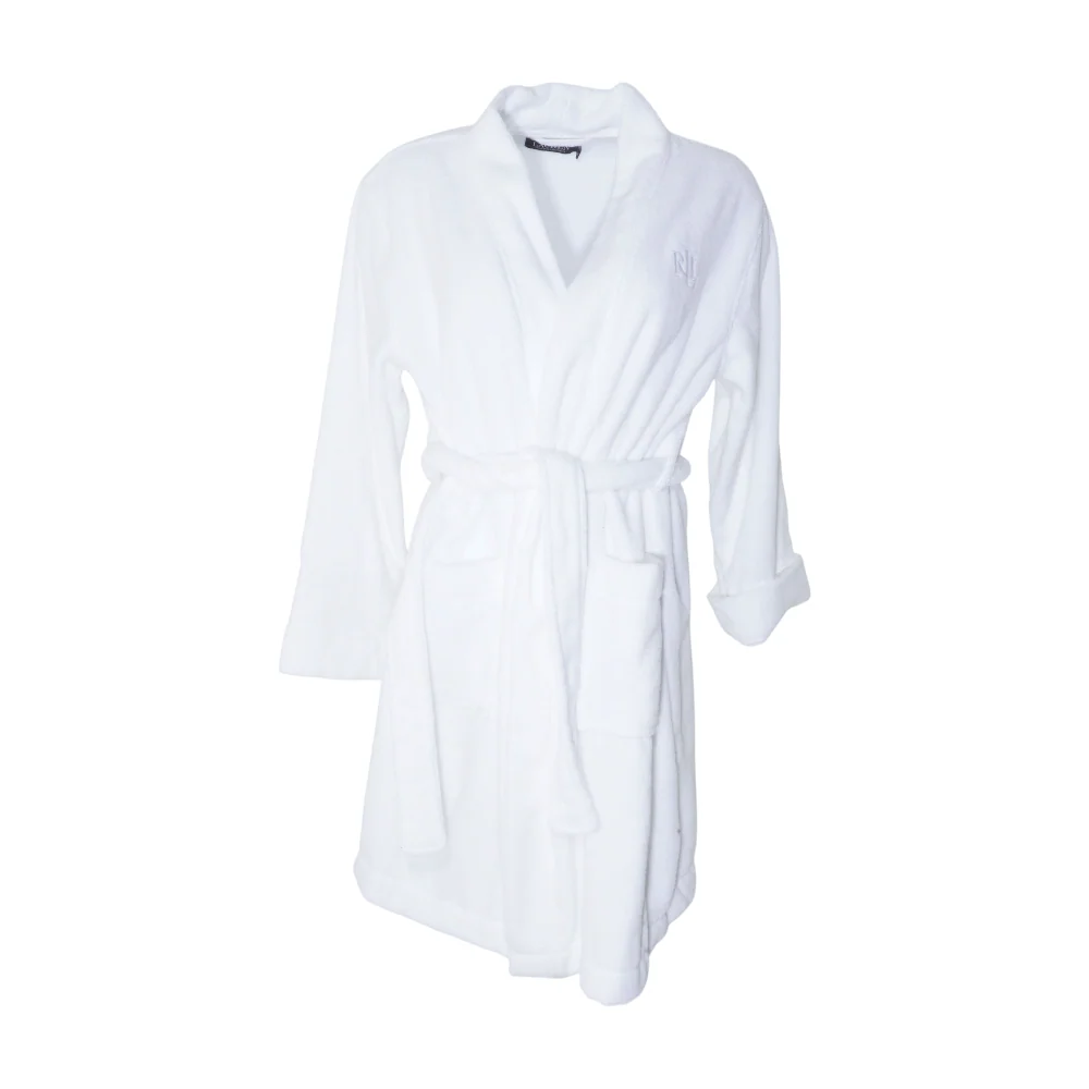 White Solid Robe