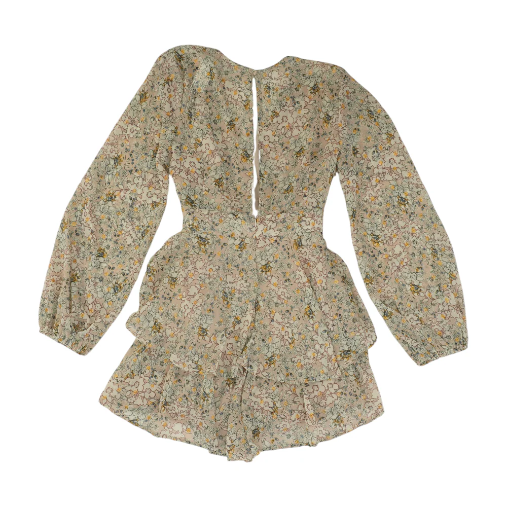 Pink Floral Romper - Image 2