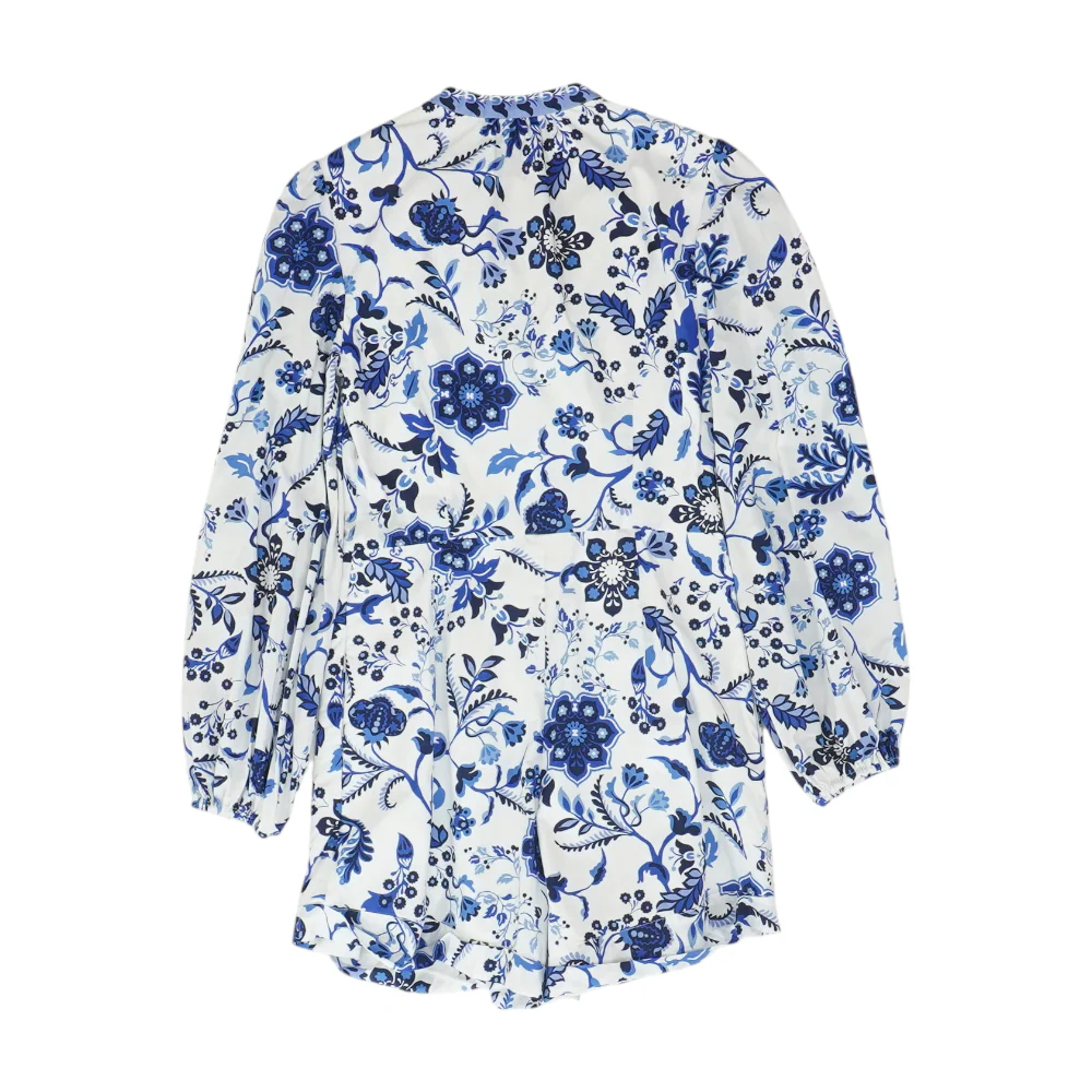 White Floral Romper - Image 2