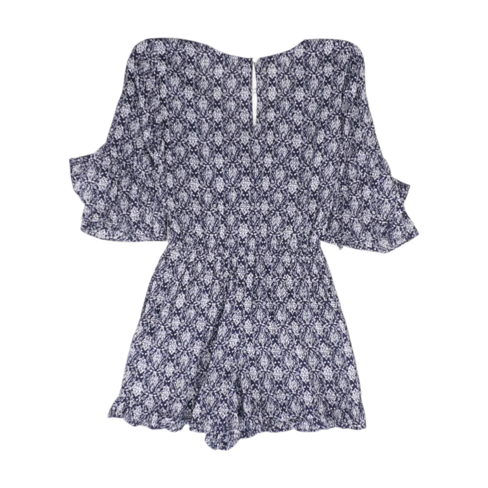 Navy Print Romper - Image 2