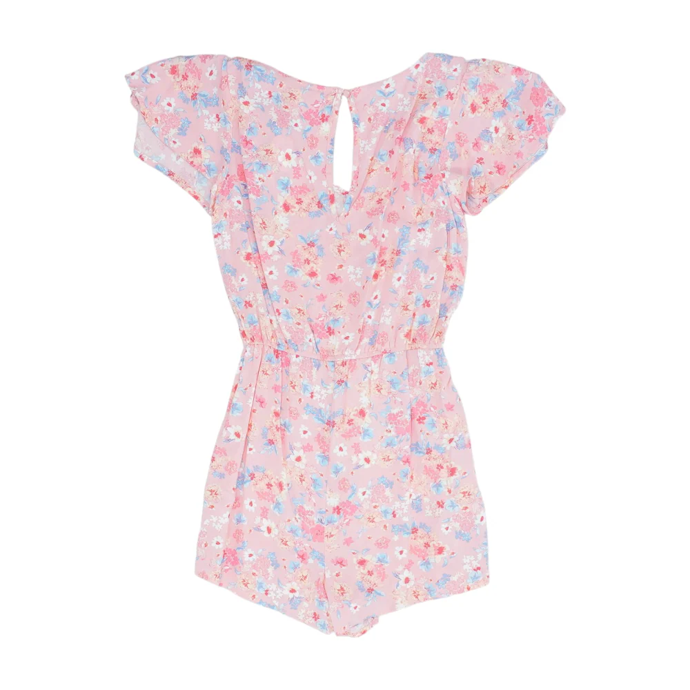 Pink Floral Romper - Image 2