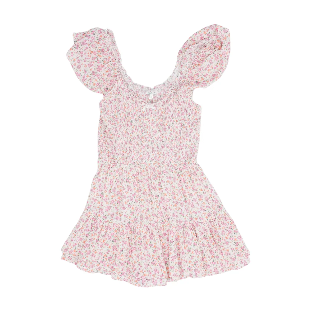 Pink Floral Romper