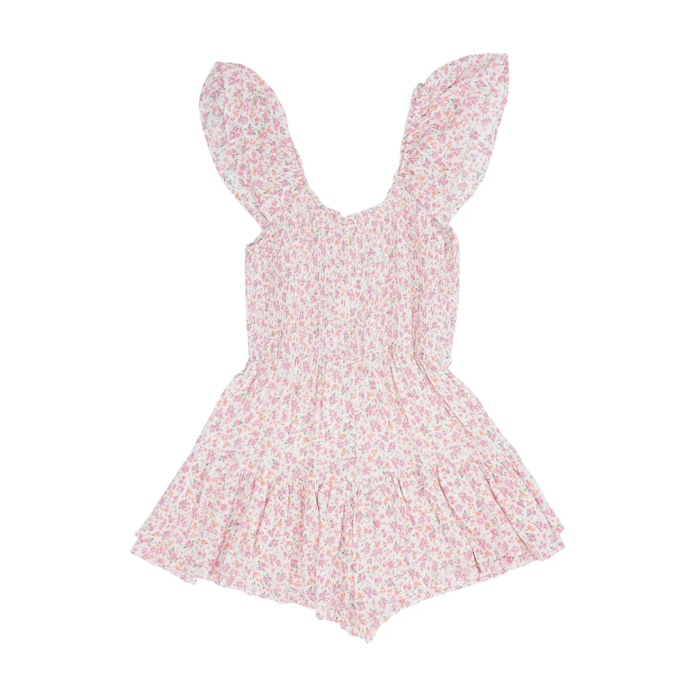 Pink Floral Romper - Image 2