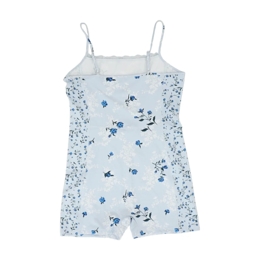 Blue Floral Romper - Image 2
