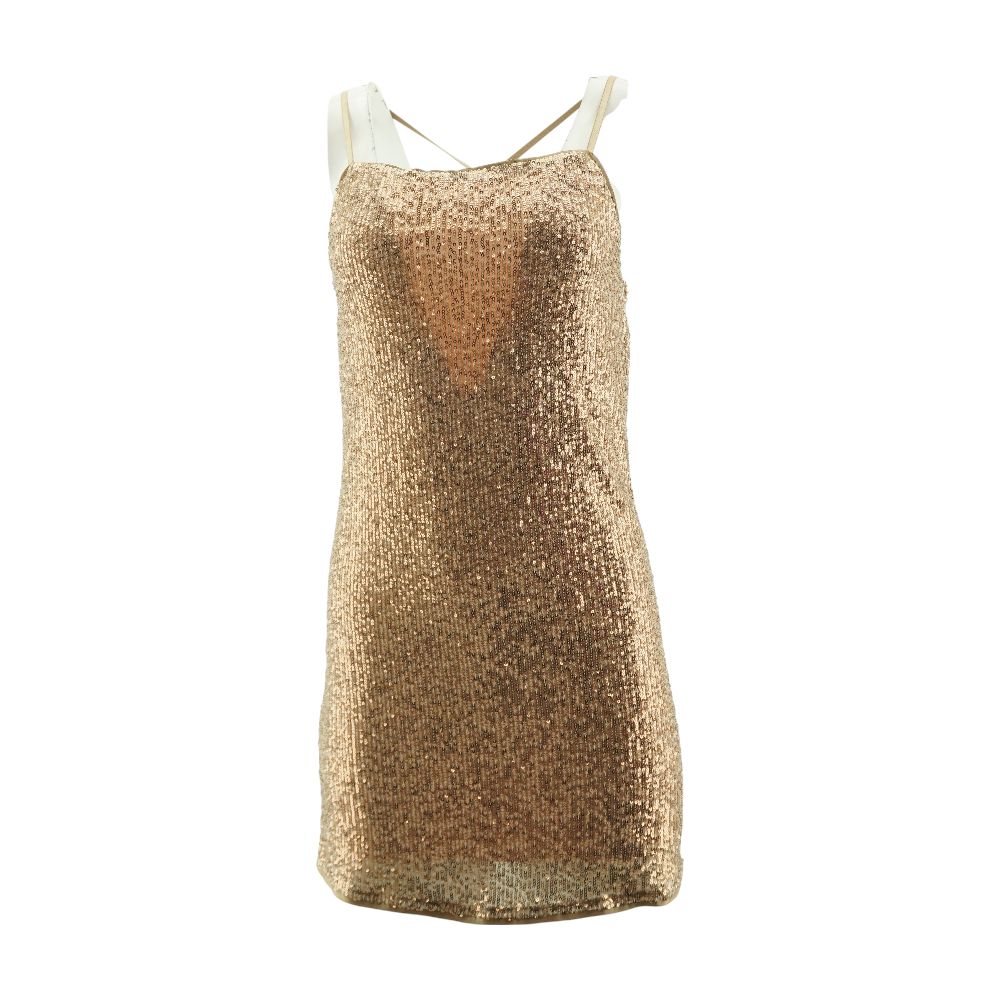 Rose Gold Formal Mini Dress