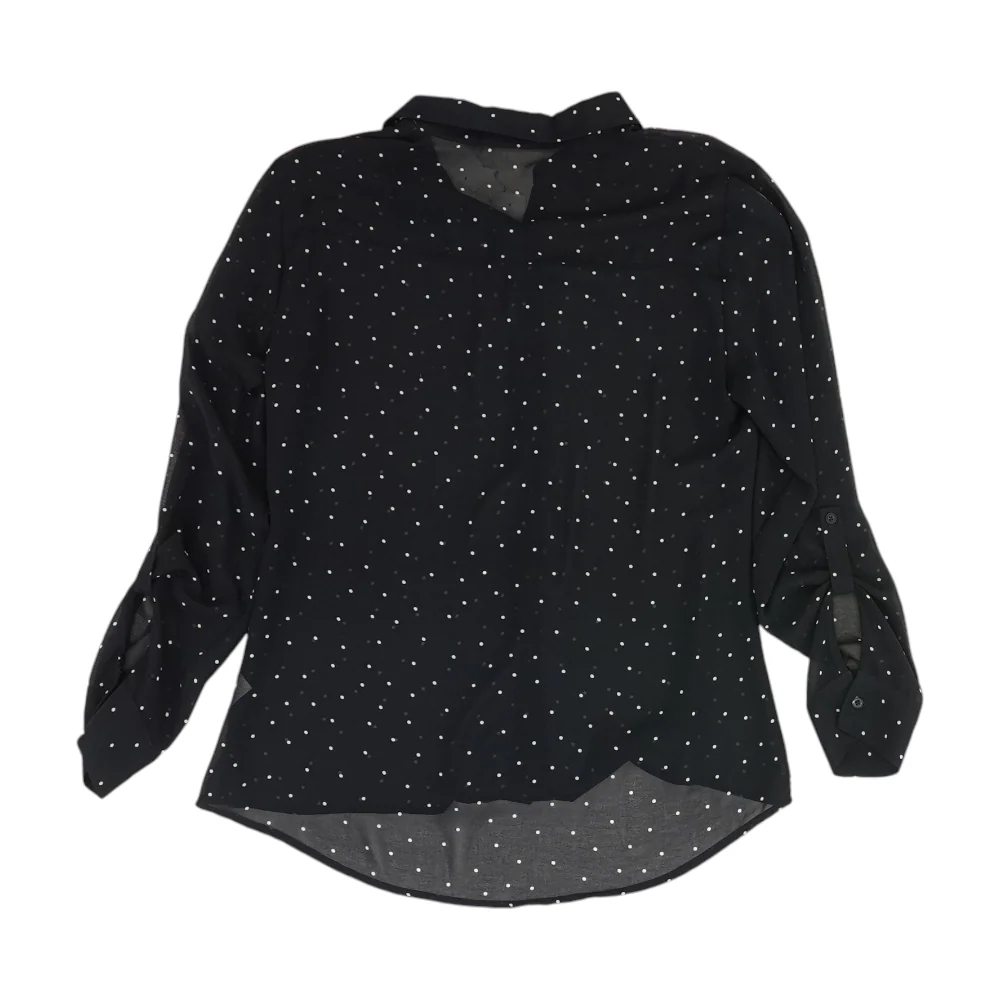Black Polka Dot Button Down - Image 2