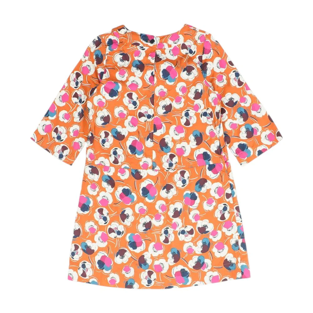 Rust Floral Dress - Image 2