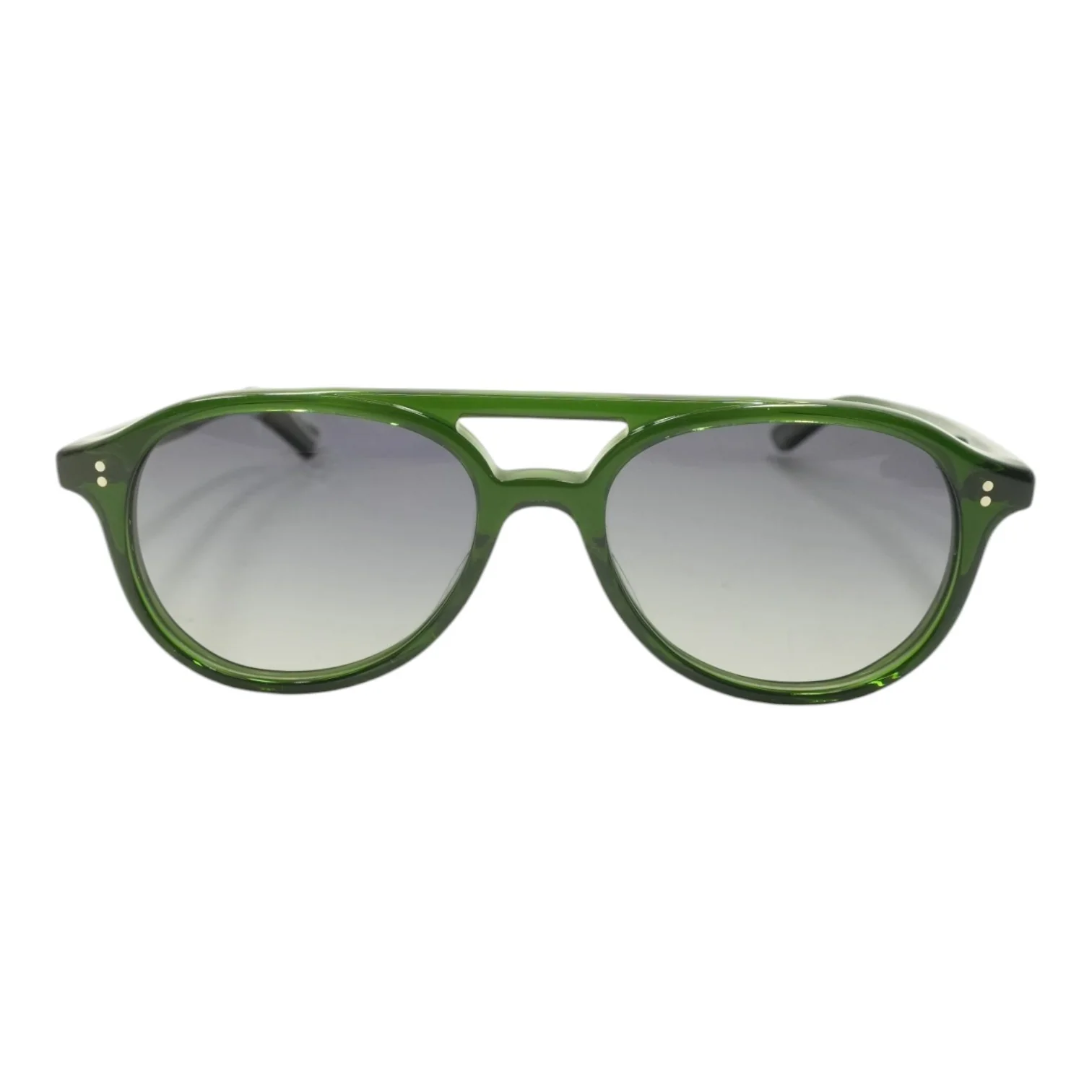 Green Hancock Aviator Sunglasses - Image 2