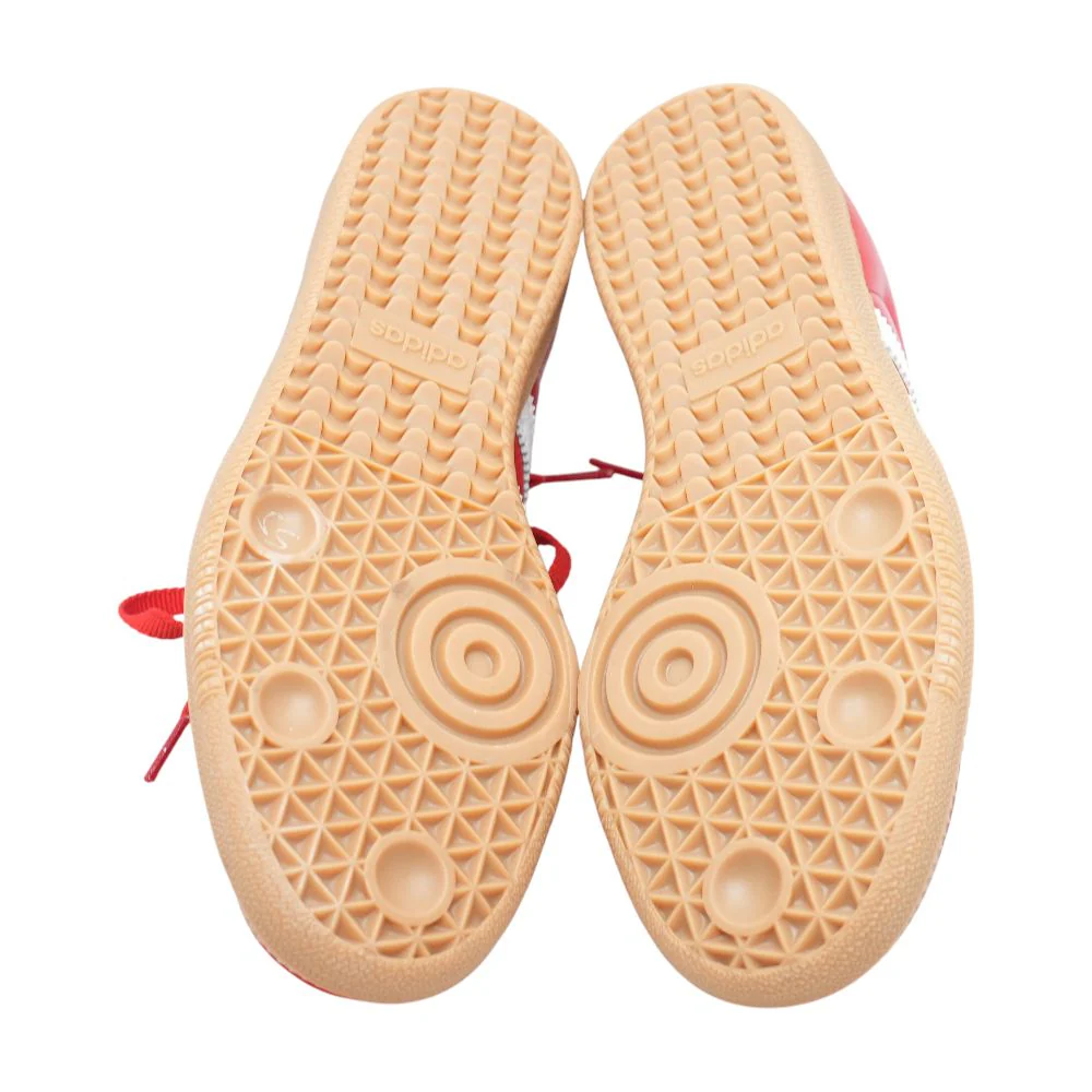 Samba OG Red Low Top Athletic Shoes - Image 3