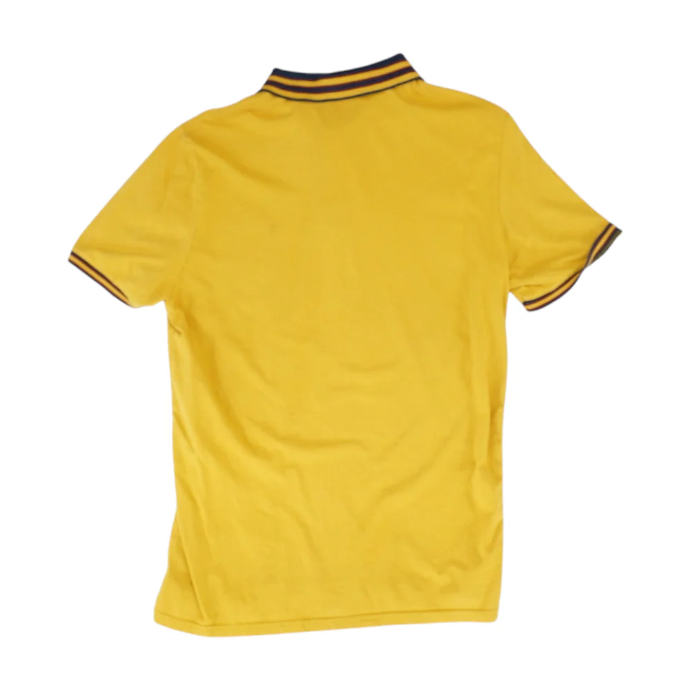 Yellow Solid Short Sleeve Polo - Image 2
